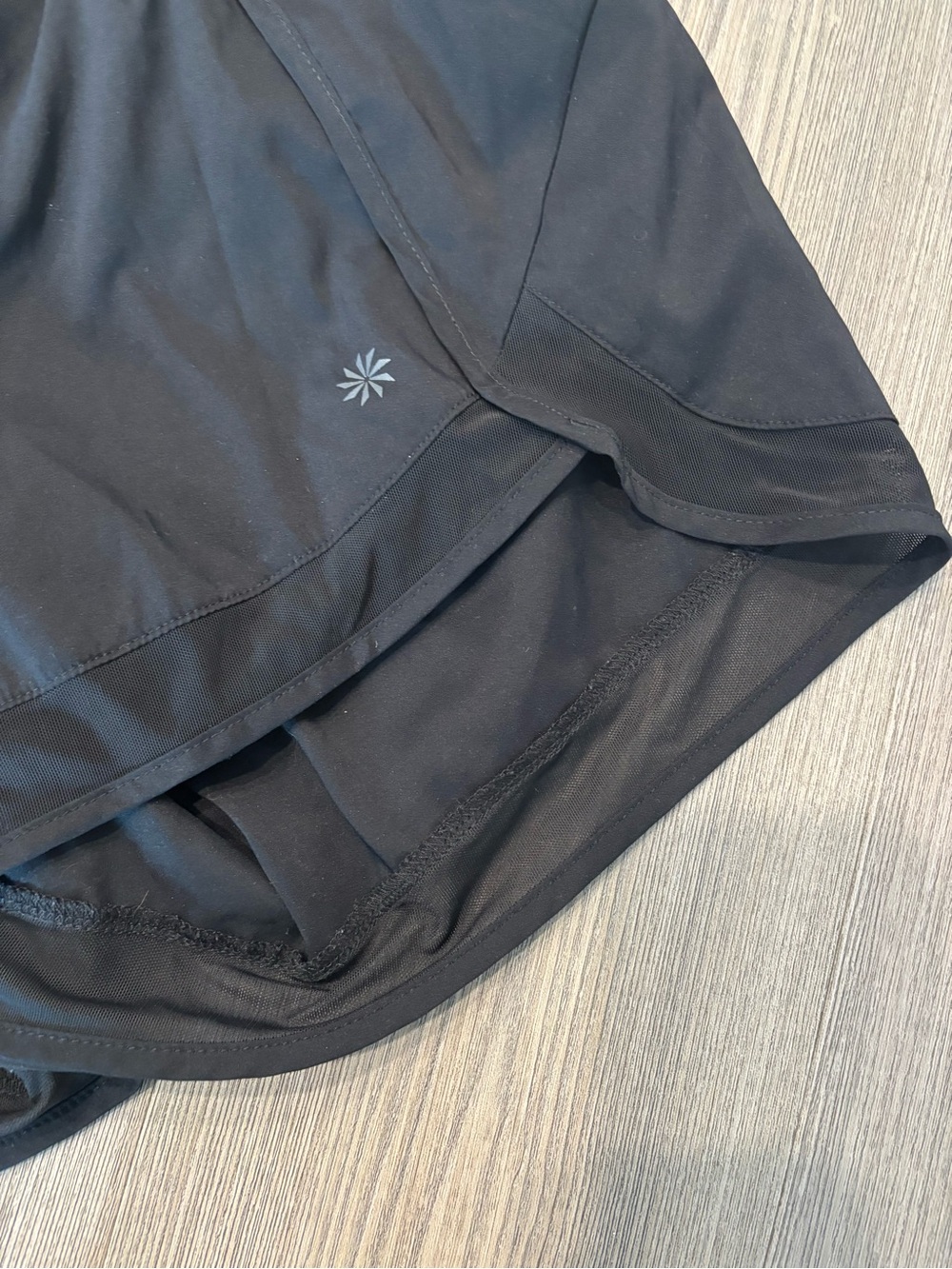Athleta Mesh Racer Run Shorts - Picture 4 of 6